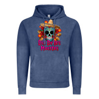 Vintage Denim dia de los muertos Vintage Hoodie - CTS Tumbler Store