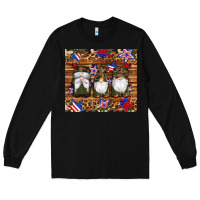 Black camouflage gnomes american flag star leopard Long Sleeve Tee - Artiststas