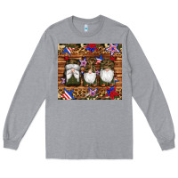 Heather Grey camouflage gnomes american flag star leopard Long Sleeve Tee - Artiststas