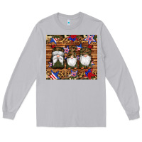 Moon Dust camouflage gnomes american flag star leopard Long Sleeve Tee - Artiststas