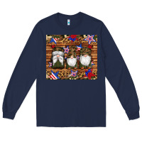 Navy camouflage gnomes american flag star leopard Long Sleeve Tee - Artiststas
