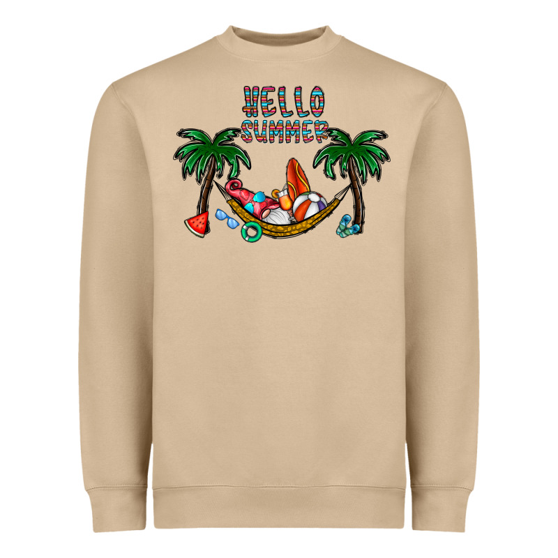 Hello Summer Heavyweight Sweatshirt by CowhideDigitalArt | Teevron