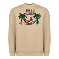 Mushroom hello summer Heavyweight Sweatshirt - CowhideDigitalArt