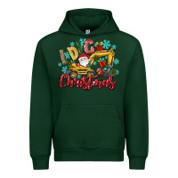 Forest Green i dig christmas Urban Hoodie - texasbilliewilder