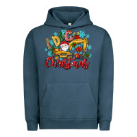 Pigment Midnight Navy i dig christmas Urban Hoodie - texasbilliewilder