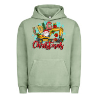 Pigment Oil Green i dig christmas Urban Hoodie - texasbilliewilder