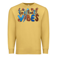 Antique Gold football vibes Premium Sweatshirt - MaliasSmallBusiness