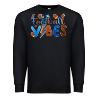 Black football vibes Premium Sweatshirt - MaliasSmallBusiness