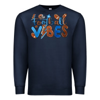Navy football vibes Premium Sweatshirt - MaliasSmallBusiness
