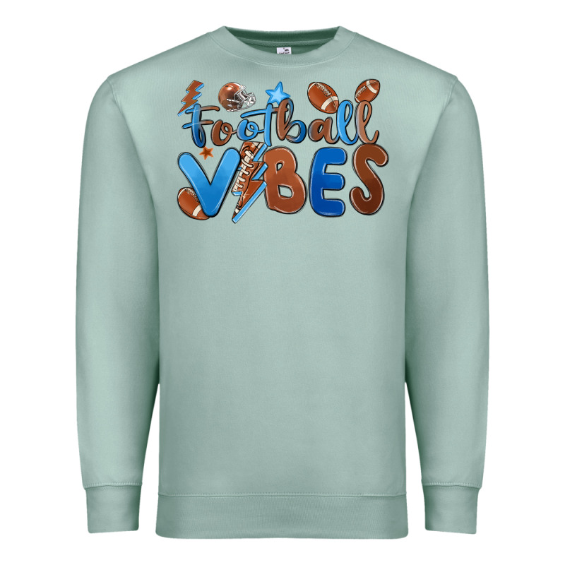 Football Vibes Premium Sweatshirt by MaliasSmallBusiness | Teevron