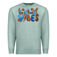 Seafoam football vibes Premium Sweatshirt - MaliasSmallBusiness
