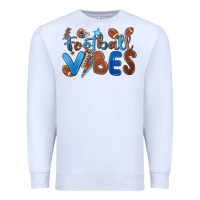 White football vibes Premium Sweatshirt - MaliasSmallBusiness