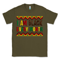 Army Green i am black every month Classic Tee - Artiststas