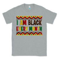 Heather Grey i am black every month Classic Tee - Artiststas
