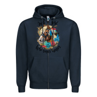 Navy just a girl who loves horses haflinger Zipper Hoodie - LillyAllenDesigns
