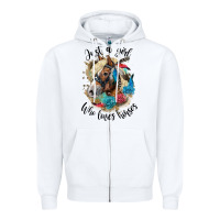 White just a girl who loves horses haflinger Zipper Hoodie - LillyAllenDesigns