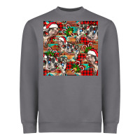 Storm christmas pig  aztec Heavyweight Sweatshirt - FaDigitalArtStudio