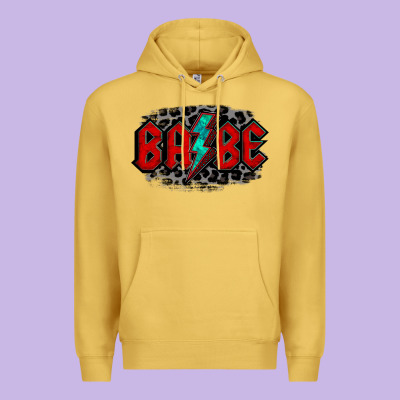 Lightning Bolt Babe Premium Hoodie Designed By Jasminsmagicworld