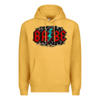 Mustard lightning bolt babe Premium Hoodie - Jasminsmagicworld