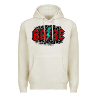 Oatmeal Heather lightning bolt babe Premium Hoodie - Jasminsmagicworld