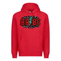 Red lightning bolt babe Premium Hoodie - Jasminsmagicworld