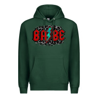 Sports Green lightning bolt babe Premium Hoodie - Jasminsmagicworld