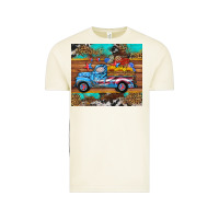 Vintage Arctic western  american truck sunflowers  mousepad Vintage Tee - HRA Design Shop