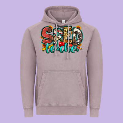 Special Education Teacher Vintage Hoodie Designed By Zillion Design Studio