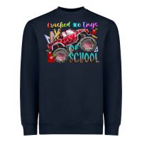 Navy crushed 100 days of school Heavyweight Sweatshirt - RacoonDesign