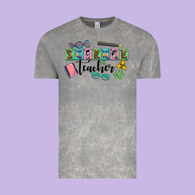 Science Teacher Vintage Tee Designed By Adodesignshop