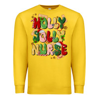 Lemon holly jolly nurse Premium Sweatshirt - MaliasSmallBusiness
