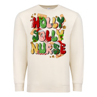 Holly Jolly Nurse Premium Sweatshirt | Teevron