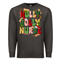 Smoke holly jolly nurse Premium Sweatshirt - MaliasSmallBusiness