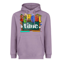Lavender school time Heavyweight Hoodie - NancyCooperArtShop