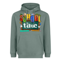Sage school time Heavyweight Hoodie - NancyCooperArtShop