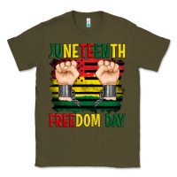 Army Green juneteenth freedom day Classic Tee - Artiststas