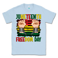 Dusty Blue juneteenth freedom day Classic Tee - Artiststas