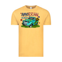 Vintage Mustard american honey Vintage Tee - CowhideDigitalArt