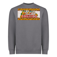 Storm god bless america sunflower license plate Heavyweight Sweatshirt - HRA Design Shop
