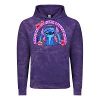 Cloud Purple stitch rainbow Vintage Hoodie - Zillion Design Studio