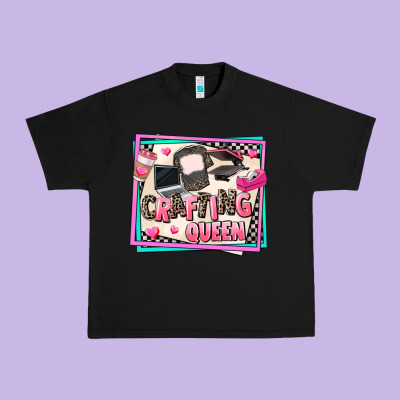 Crafting Queen Urban Heavy Tee Designed By Adodesignshop