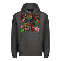Charcoal Heather santa's favorite rt respiratory therapist Premium Hoodie - Jasminsmagicworld