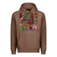 Chestnut santa's favorite rt respiratory therapist Premium Hoodie - Jasminsmagicworld