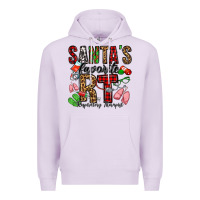 Lilac santa's favorite rt respiratory therapist Premium Hoodie - Jasminsmagicworld