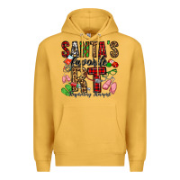 Mustard santa's favorite rt respiratory therapist Premium Hoodie - Jasminsmagicworld