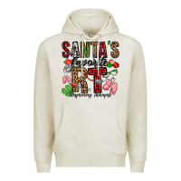 Oatmeal Heather santa's favorite rt respiratory therapist Premium Hoodie - Jasminsmagicworld