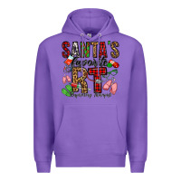 Purple santa's favorite rt respiratory therapist Premium Hoodie - Jasminsmagicworld