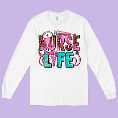 Nurse Life Long Sleeve Tee Designed By Adodesignshop