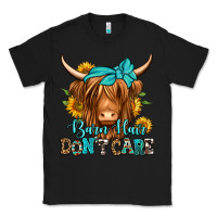 Black barn hair don't care long haired cow Classic Tee - Jasminsmagicworld