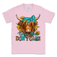 Bubblegum Pink barn hair don't care long haired cow Classic Tee - Jasminsmagicworld